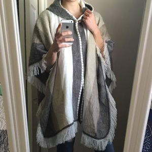 Striped Poncho